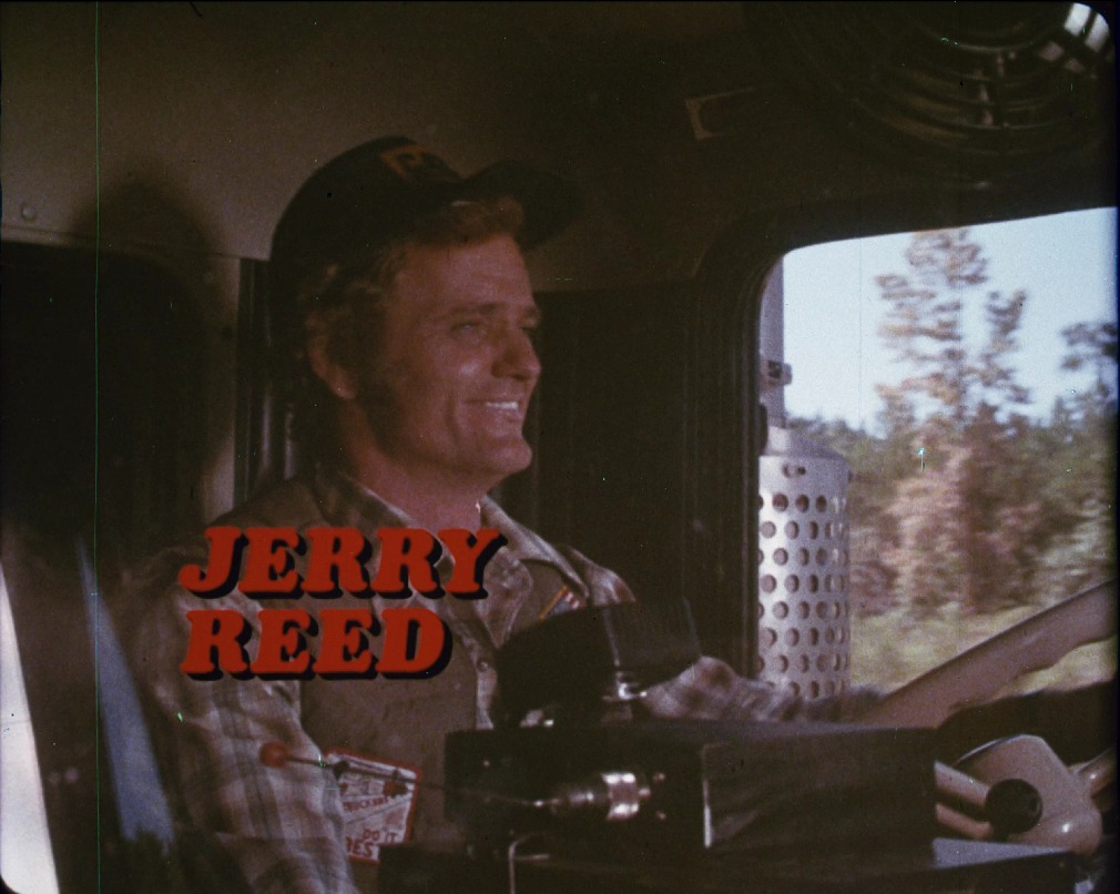 Jerry Reed This frame was snagged from the original 35mm theatrical trailer. Note the gaffers tape on the back of the Pace 10-4U scanner.