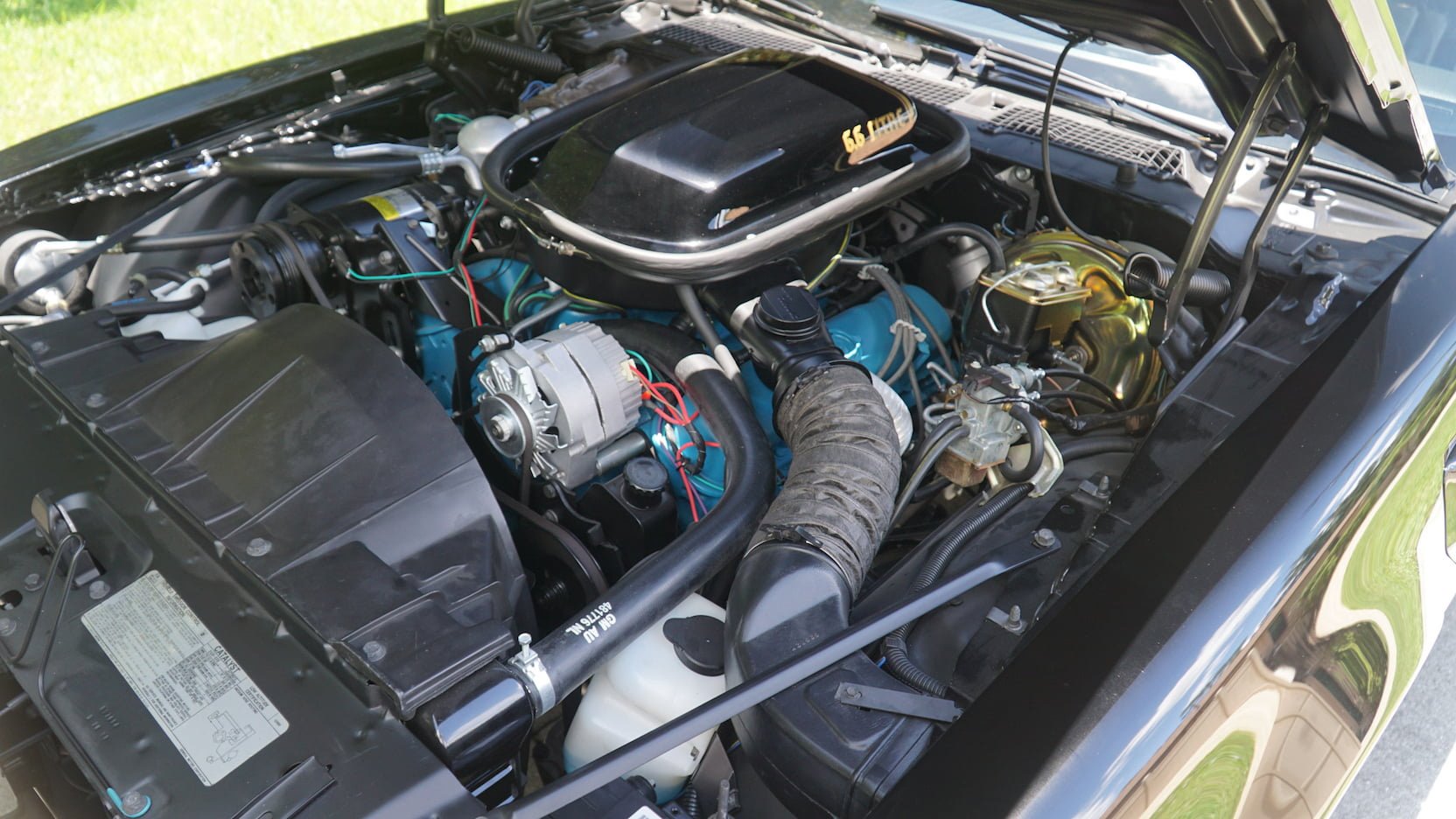 1977 Special Edition Trans Am engine compartment